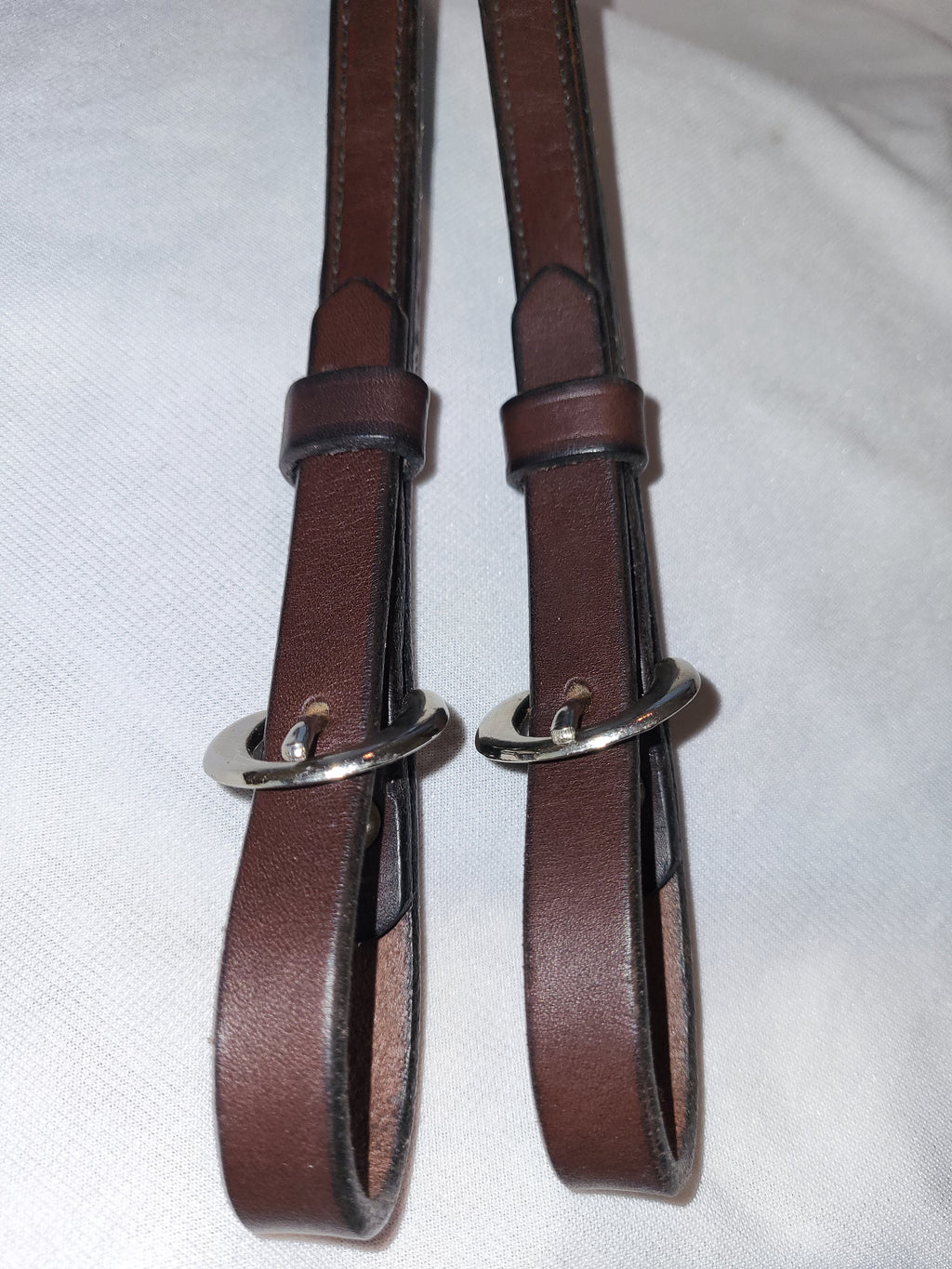 Tory Leather Split Reins with Buckle Ends