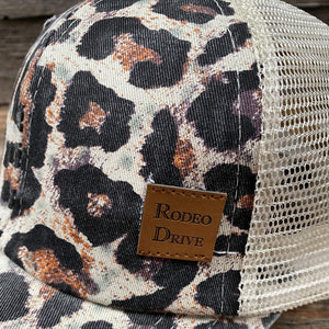 Big Cheetah Print Baseball Cap