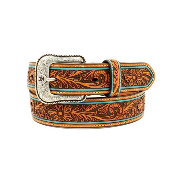 Ariat Tooled Western Belt A1027808 - Size 36