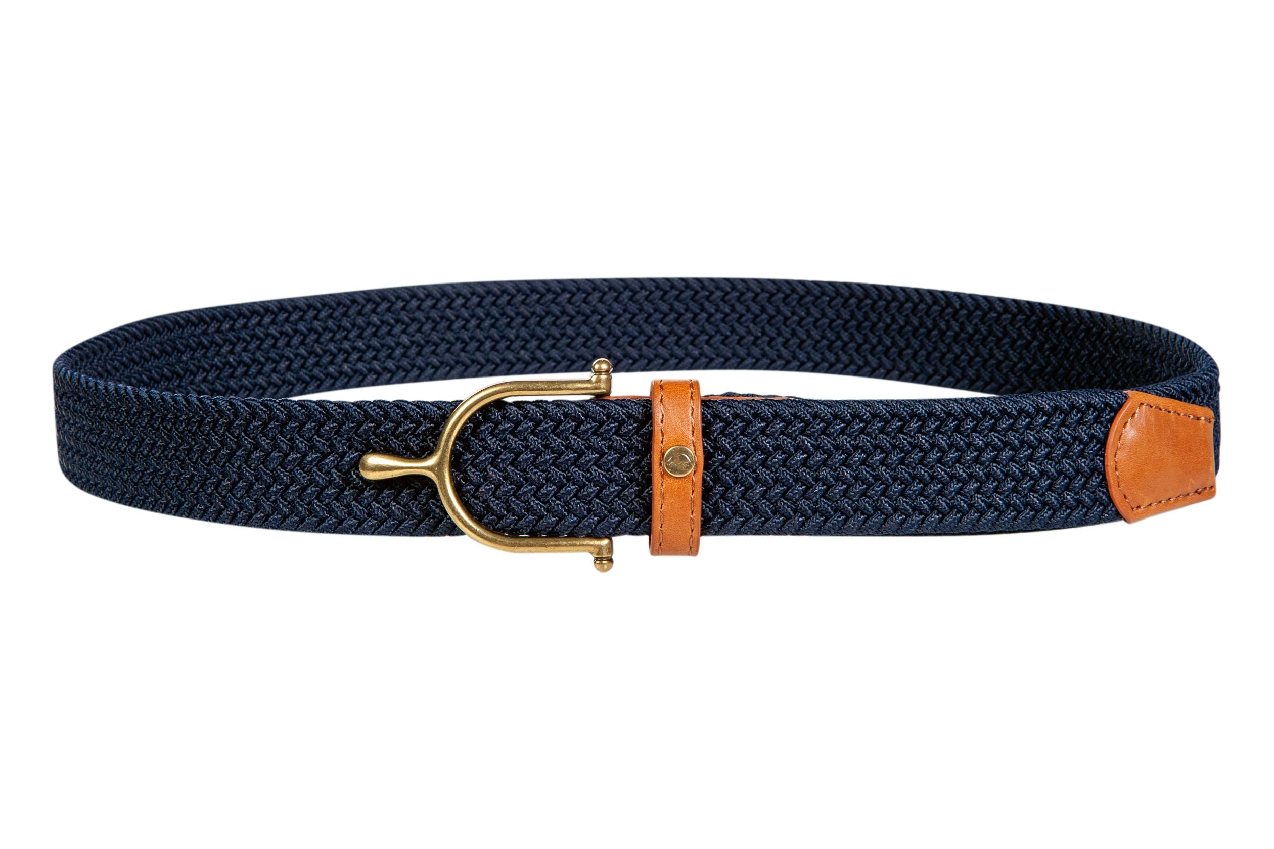 Elastic Belt with English Spur Buckle