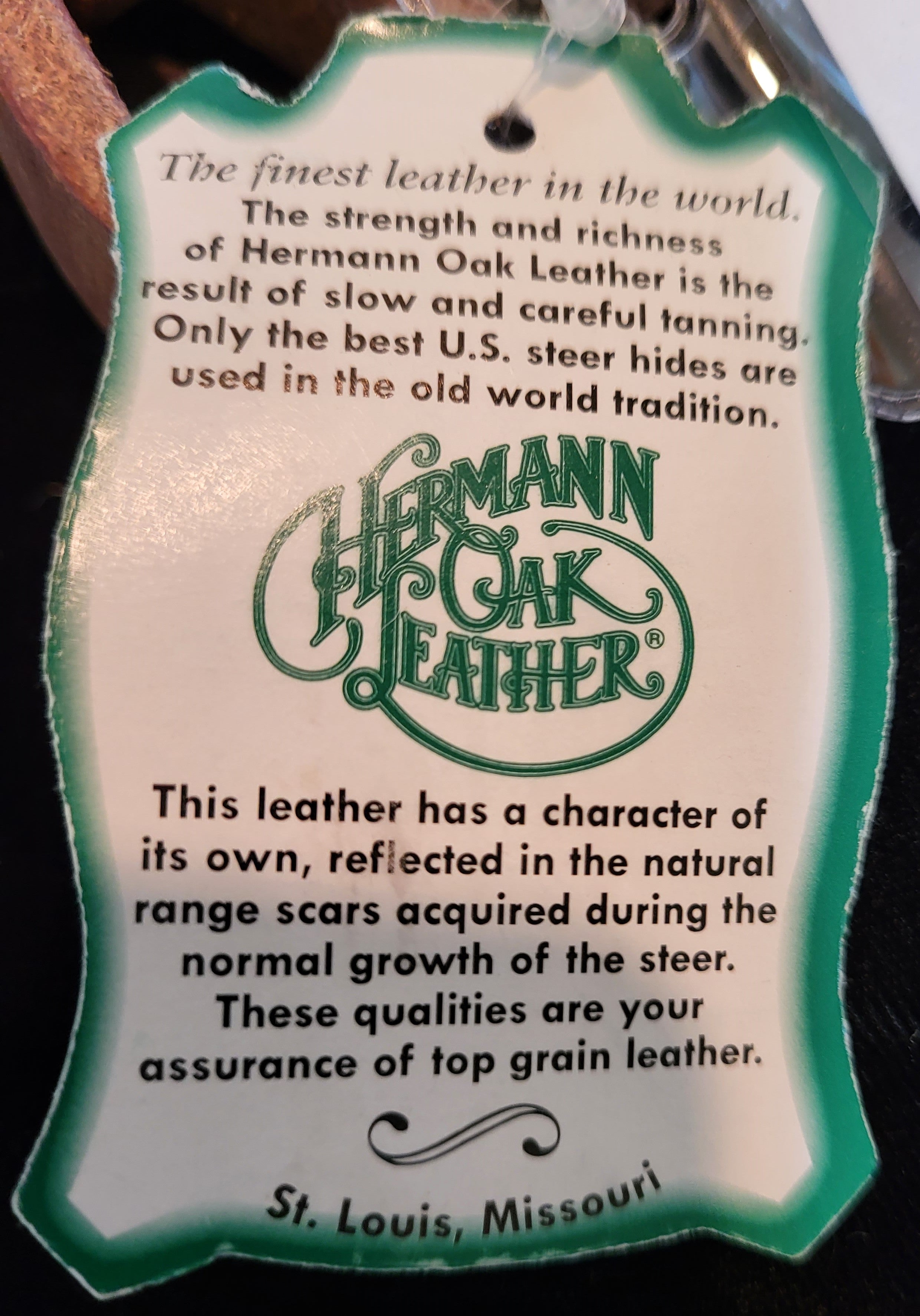 Hermann Oak Leather Split Reins - 5/8" x 8 ft.