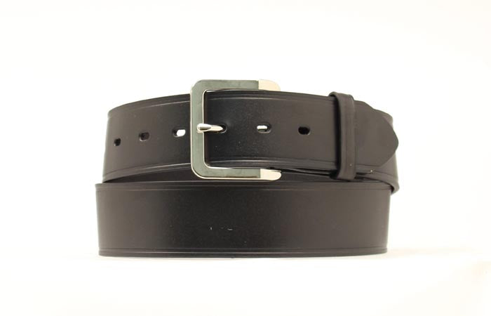 Men's Leather Work Belt 1-3/4" - Black - Size 32