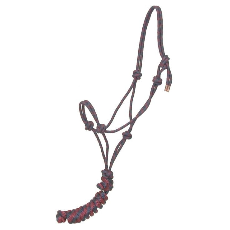 Classic Cowboy Rope Halter with Lead - Color Combinations