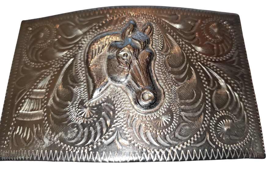 Vintage Horse Head Belt Buckle