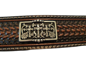 Nocona Men's Western Belt with Cross Conchos