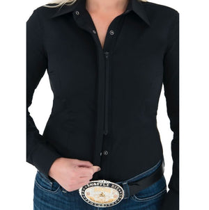 Perfect-Fit Concealed Zipper Western Horsemanship Show Shirt